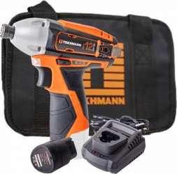 Гвинтоверт ударний акумуляторний Tekhmann TCD-90/i12 KIT 12В АКБ 1х2А·г (849196)