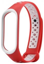 Ремешок для браслета Xiaomi Mi Band 3 Sport Red/White Ремешок для браслета Xiaomi Mi Band 3 Sport Red/White
