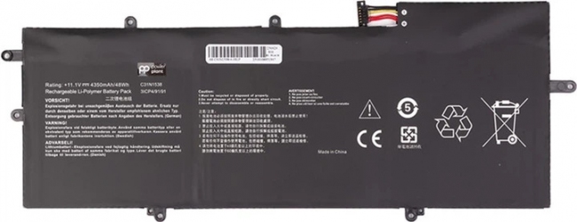 Аккумулятор PowerPlant для Asus ZenBook Q324UA (C31N1538) 11.1V 4350mAh (NB432387)