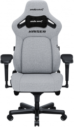 Крісло геймерське Anda Seat Kaiser 4 Size XL (AD12YDDC-XLL-20-G-CF) Gray Linen Fabric 