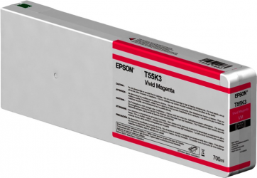 Картридж Epson Singlepack T55K300 UltraChrome HDX/HD 700 мл. (C13T55K300) Vivid Magenta Картридж Epson Singlepack T55K300 UltraChrome HDX/HD 700 мл. (C13T55K300) Vivid Magenta