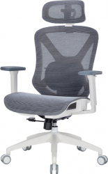 Крісло офісне OfficePro Atlas (OC630-W-DG-DG) White/Dark Gray