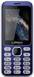 Мобильный телефон Sigma mobile X-style 33 Steel Blue Мобильный телефон Sigma mobile X-style 33 Steel Blue