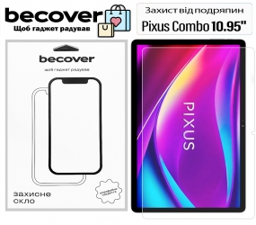 Защитное стекло Becover для Pixus Combo 10.95 Защитное стекло Becover для Pixus Combo 10.95