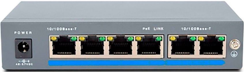 Коммутатор ATIS PoE-1006-4P/250m Коммутатор ATIS PoE-1006-4P/250m