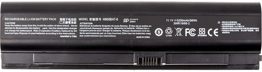 Аккумулятор PowerPlant для Clevo N957TD (N950BAT) 11.1V 5200mAh (NB400201)