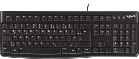 Клавиатура проводная Logitech K120 USB (920-002506)