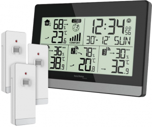 Термогигрометр Technoline WS7065 Black/Silver