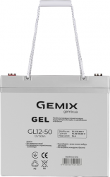 Акумулятор Gemix 12V 50Ah (GL12-50) Акумулятор Gemix 12V 50Ah (GL12-50)