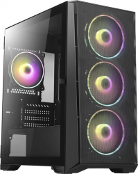 Корпус QUBE MESH no PSU (MESH_FMNU3) Black 