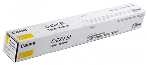 Тонер-картридж Canon iRAC55XX C-EXV51 Yellow