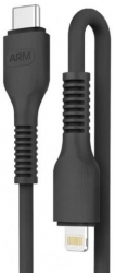 Кабель ArmorStandart AR88 Type-C to Lightning 3A 1 м (ARM65287) Black Кабель ArmorStandart AR88 Type-C to Lightning 3A 1 м (ARM65287) Black