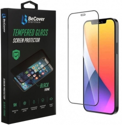 Захисне скло BeCover для Apple iPhone 13 Pro Max (706664) Black 