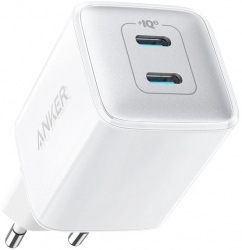 Мережевий зарядний пристрій Anker PowerPort 521 Nano Pro - 40 W 2xUSB-C PIQ 3.0 (A2038G21) Мережевий зарядний пристрій Anker PowerPort 521 Nano Pro - 40 W 2xUSB-C PIQ 3.0 (A2038G21)