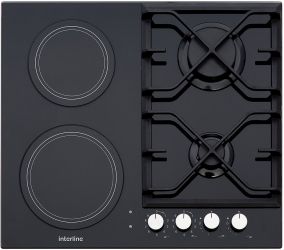 Варочная поверхность комбинированная INTERLINE HCG 561 FGT BA Варочная поверхность комбинированная INTERLINE HCG 561 FGT BA
