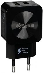 Сетевое зарядное устройство Gelius Ultra Prime GU-HC02 2USB 2.1A (2099900748936) Black Сетевое зарядное устройство Gelius Ultra Prime GU-HC02 2USB 2.1A (2099900748936) Black