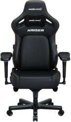 Крісло геймерське Anda Seat Kaiser 4 Size XL (AD12YDDC-XLL-20-B-PV/C) Black Premium PVC 