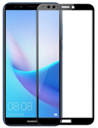 Защитное стекло Full Glue Honor 7A PRO/Huawei Y6 2018 (w/baseboard, тех.пак.) Black  Защитное стекло Full Glue Honor 7A PRO/Huawei Y6 2018 (w/baseboard, тех.пак.) Black
