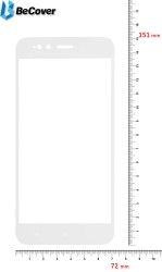 Захисне скло BeCover для Xiaomi Mi A1 / Mi5X White (701530) Захисне скло BeCover для Xiaomi Mi A1 / Mi5X White (701530)