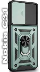 Панель BeCover Military для Nokia C31 (709988) Dark Green