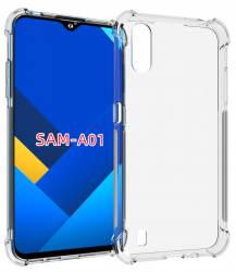 Панель BeCover Anti-Shock для Samsung Galaxy A01 SM-A015 (BC_704643) Clear