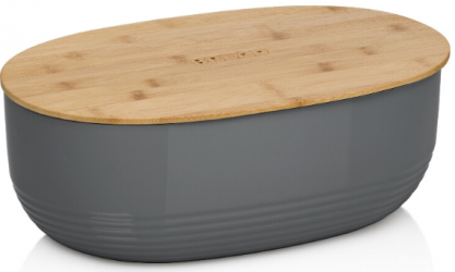 Хлебница Kela Namur 37.5х23х14 (12063) Темно-серая 