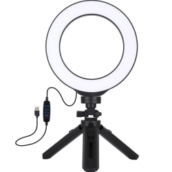 Кільцева USB LED лампа PULUZ PKT3059B 6.2 Кільцева USB LED лампа PULUZ PKT3059B 6.2