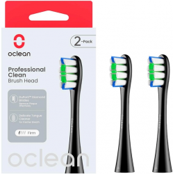 Насадки для електричної зубної щітки Oclean Professional Clean 2шт Black
