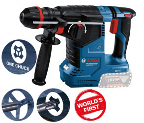 Аккумуляторный бесщеточный перфоратор Bosch GBH 187-LI (0611923120) Аккумуляторный бесщеточный перфоратор Bosch GBH 187-LI (0611923120)