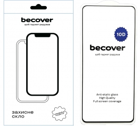 Защитное стекло BeCover для Realme 12 5G 10D (712342) Black Защитное стекло BeCover для Realme 12 5G 10D (712342) Black