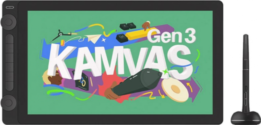Графічний монітор Huion Kamvas 16 Gen3 + рукавичка (GS1563)