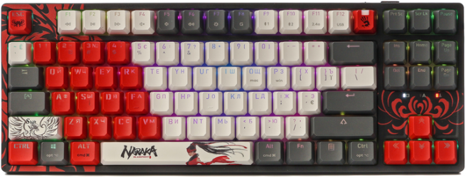 Клавиатура беспроводная A4Tech Bloody WS87 Naraka Wireless  Клавиатура беспроводная A4Tech Bloody WS87 Naraka Wireless