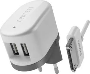 Сетевое зарядное устройство CYGNETT iPhone 4 2.1А (CY0353POGEU) White Сетевое зарядное устройство CYGNETT iPhone 4 2.1А (CY0353POGEU) White