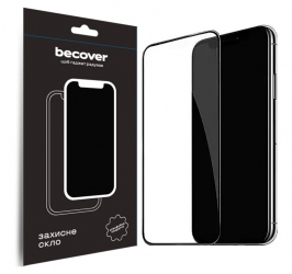 Защитное стекло BeCover для Apple iPhone 15 Plus/15 Pro Max (709788) Black