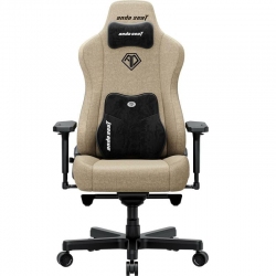 Крісло геймерське Anda Seat Kaiser 3E Size XL (AD23YC-XL-09-H-CF-H01) Dark Beige Fabric 