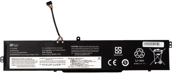 Аккумулятор PowerPlant для Lenovo IdeaPad 330-15ICH (L17C3PB0) 11.1V 4100mAh (NB482320)