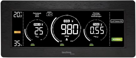 Метеостанція Technoline WL1035 Black Метеостанція Technoline WL1035 Black