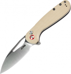 Нож CJRB Lago SW, AR-RPM9 Steel, G10 (27980337) Desert tan 