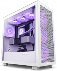 Корпус NZXT H Series H7 Flow RGB 2023 Edition ATX Mid Tower (CM-H71FW-R1) White 