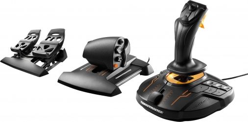 Проводной джойстик Thrustmaster T.16000M FCS Flight Pack (2960782) Black/Orange