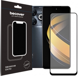 Защитное стекло BeCover для Infinix Smart 8 (X6525) (710482) Black
