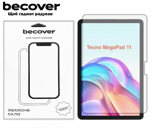 Защитное стекло Becover для Tecno Megapad 11 (T1101) 10.95 Защитное стекло Becover для Tecno Megapad 11 (T1101) 10.95