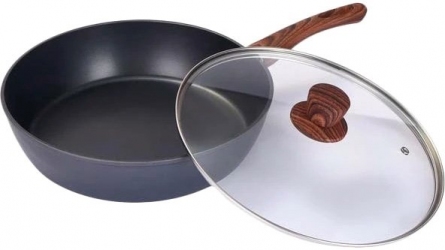 Сковорода Bravo Chef Глибока з кришкою 24 см (BC-1101-24/L) Сковорода Bravo Chef Глибока з кришкою 24 см (BC-1101-24/L)