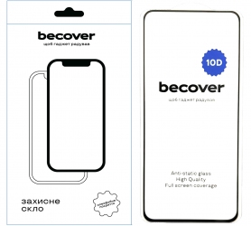 Захисне скло BeCover для Realme 12 Plus 10D (712343) Black