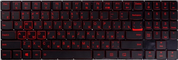 Клавиатура для ноутбука PowerPlant Lenovo Legion Y520, R720 подсветка (KB310766) Black Клавиатура для ноутбука PowerPlant Lenovo Legion Y520, R720 подсветка (KB310766) Black