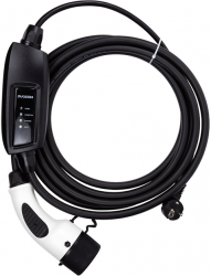 Зарядное устройство Duosida для электромобилей Type 2 - Schuko (220V), 16 A, 3.6 кВт, 1-фазное, 5 м (EV200276) Зарядное устройство Duosida для электромобилей Type 2 - Schuko (220V), 16 A, 3.6 кВт, 1-фазное, 5 м (EV200276)