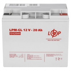 Акумулятор LogicPower Гелевий LPM-GL 12V-20Ah (LP5214)