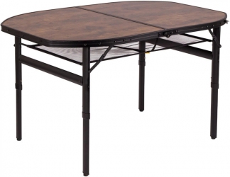 Стіл кемпінговий Bo-Camp Melrose Oval 120x80 см (1404220) (DAS302785) Black/Wood look 
