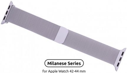 Ремешок Armorstandart Milanese Loop Band для Apple Watch All Series 42-44 mm (ARM55258) Light Purple