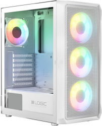 Корпус Logic Concept Portos ARGB Midi (AT-PORTOS-20-0000000-0002) White  Корпус Logic Concept Portos ARGB Midi (AT-PORTOS-20-0000000-0002) White